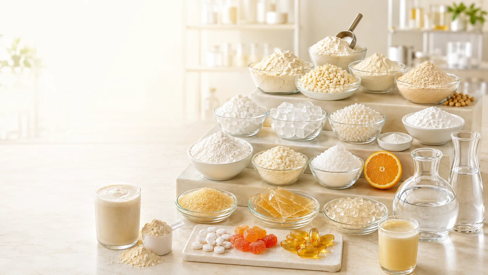 Nutraceutical & Pharma ingredients for commercial production