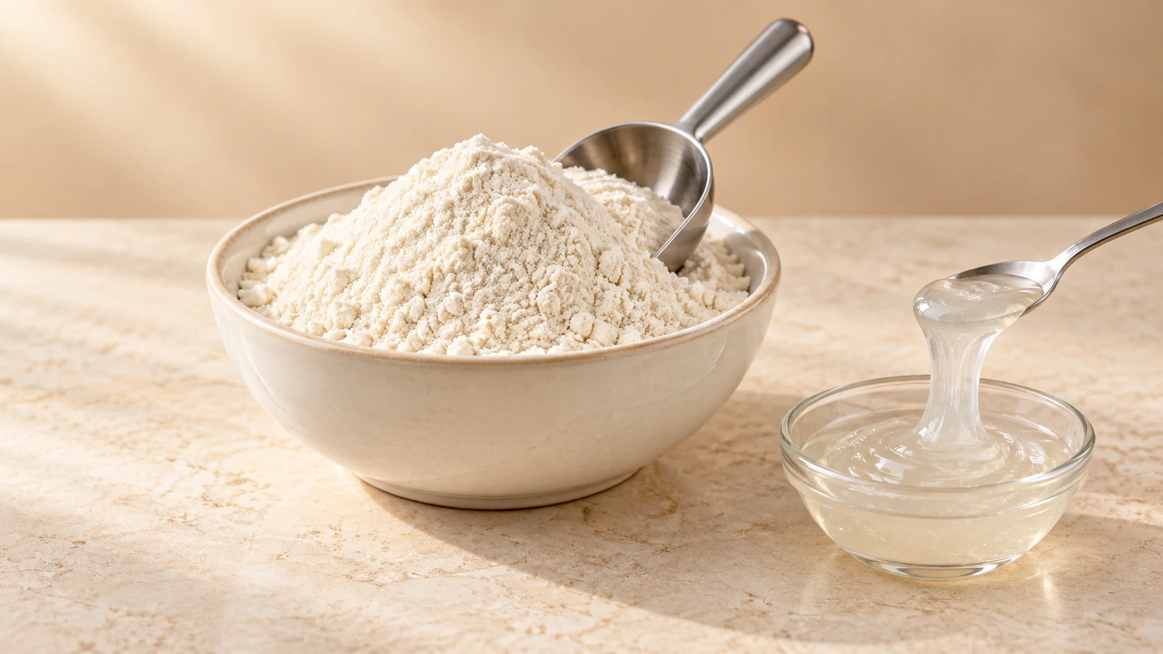 Xanthan Gum for commercial food production