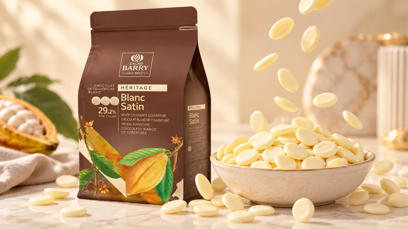 Blanc Satin (29.2%) for commercial food production