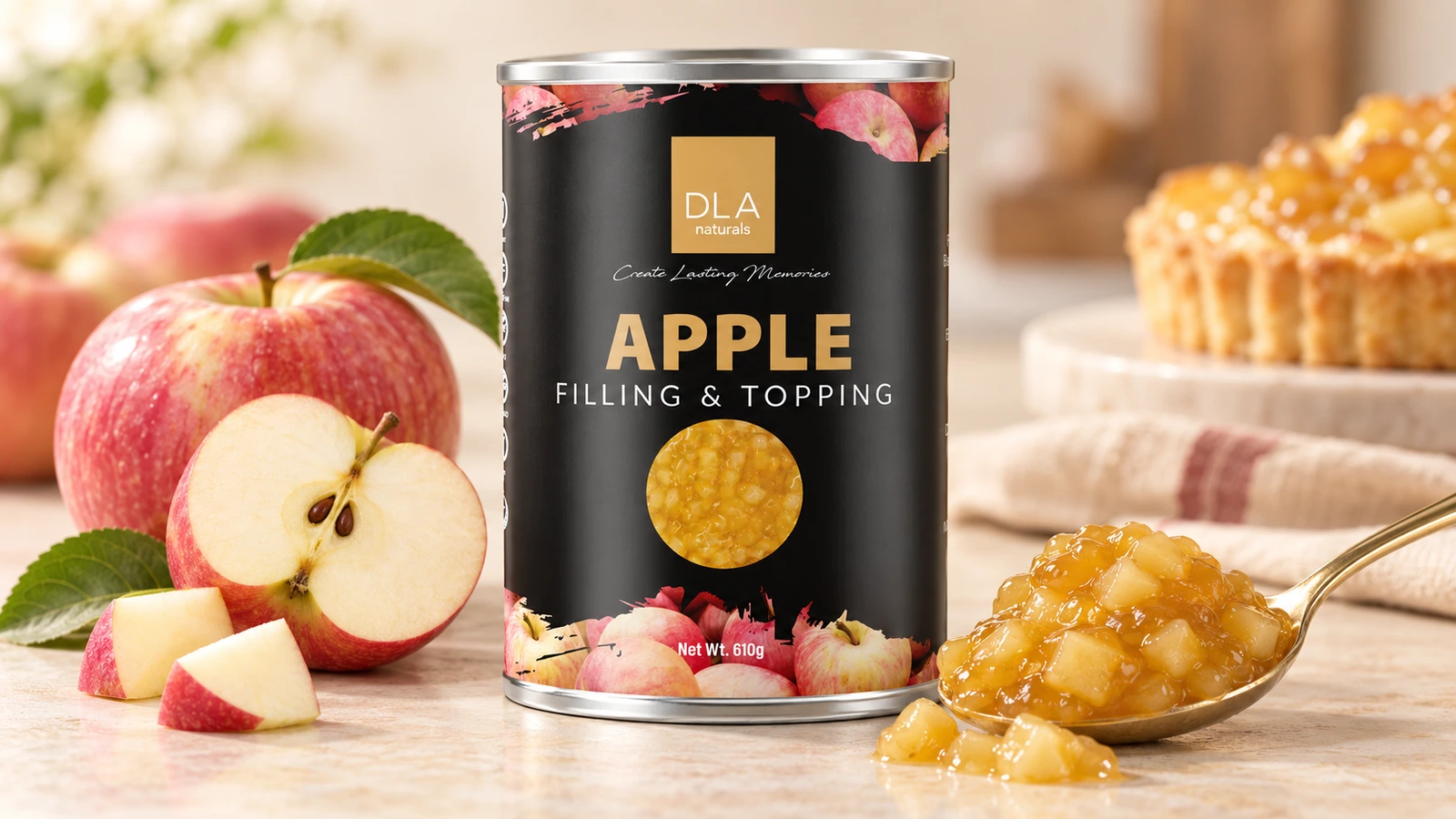 Apple Filling for commercial food production