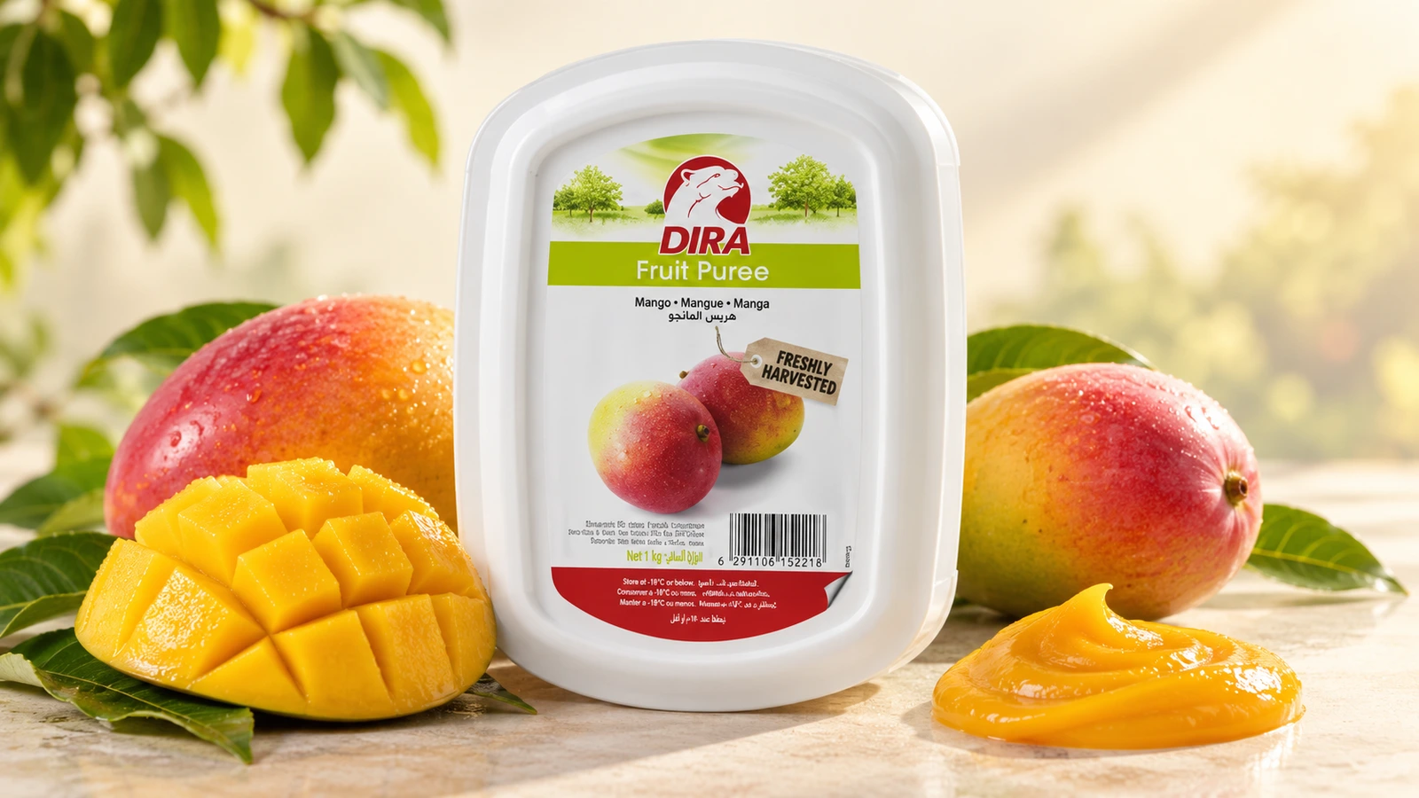 Mango Puree for commercial food production