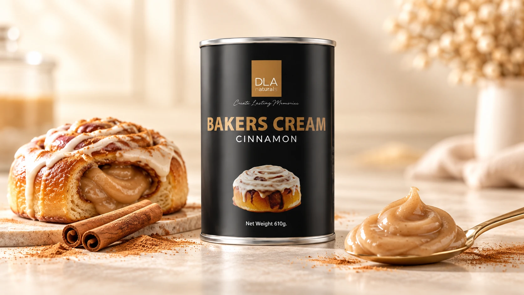 Bakers Cream Cinnamon for commercial food production