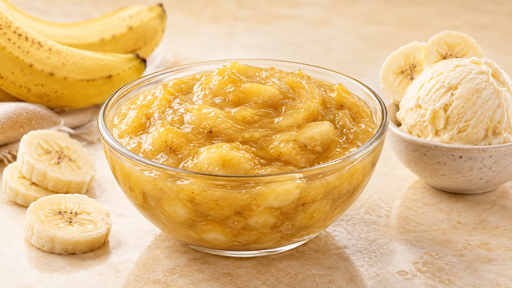 Banana with Pieces for commercial food production
