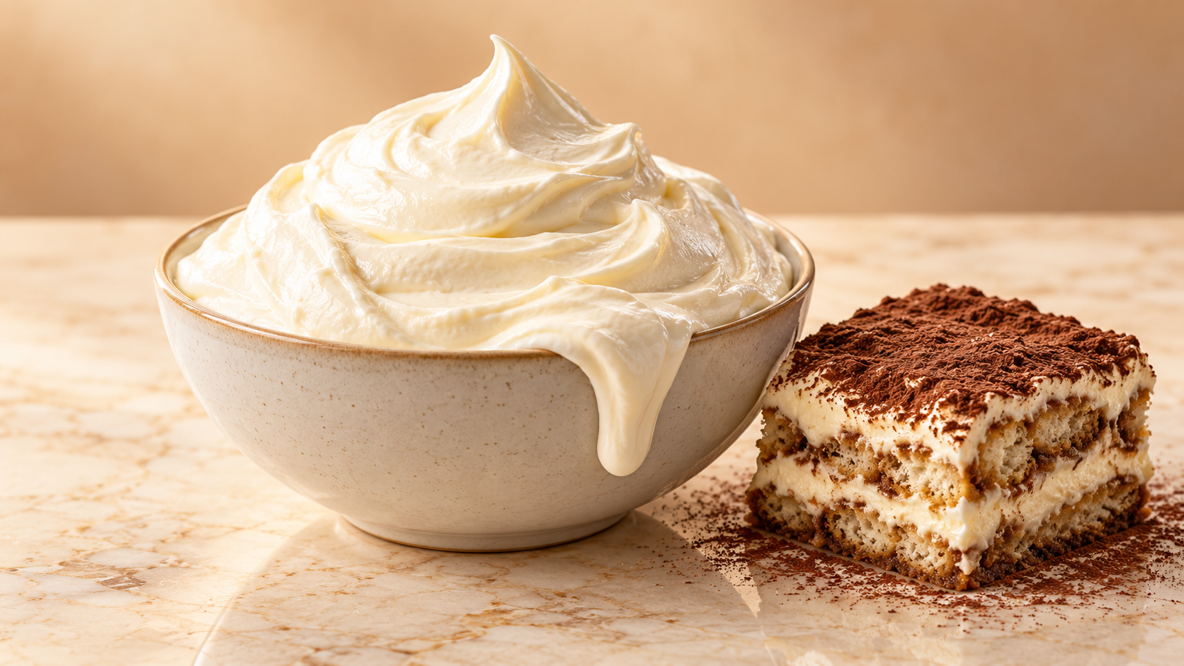 Sweet Mascarpone for commercial food production