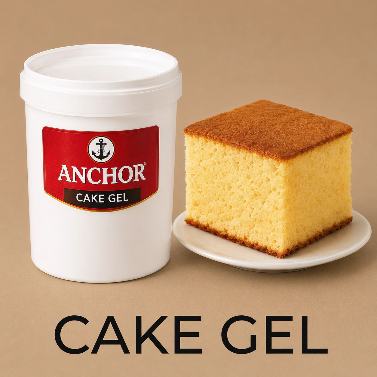 Cake Gel for commercial food production